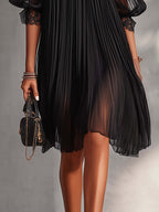 Aurora | Abito Lungo Chiffon Col V